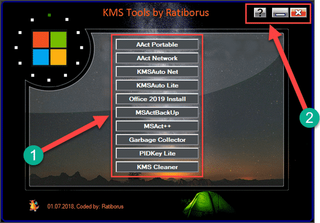 Kms auto net 2016 windows 10 & office 2016 activator password key